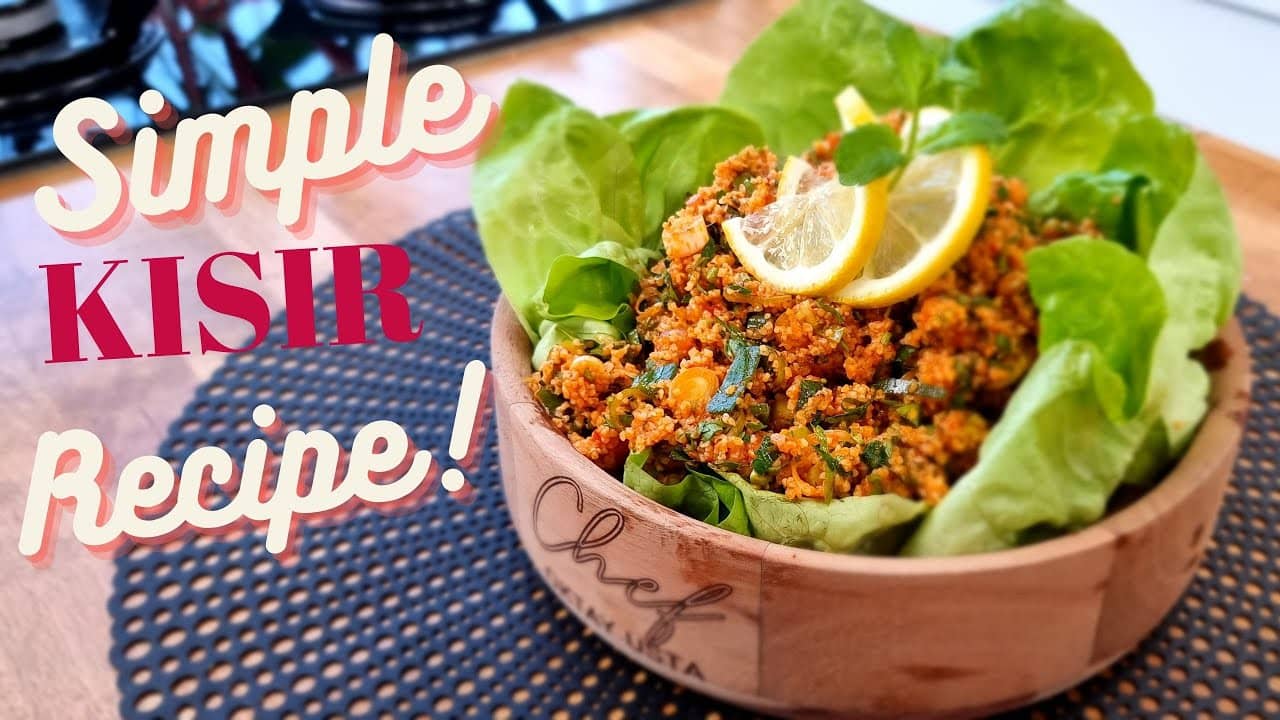 KISIR ( Turkish Bulgur Salad ) 🌱 Vegan Recipe   Learn from the Master Famous Chef Oktay Usta – 4K