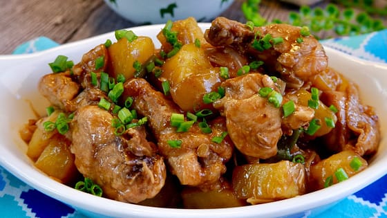 No need to marinate! Just 3 Easy Steps. Quick Braised Chicken & Potatoes 速焖土豆鸡 Chinese Food Recipe