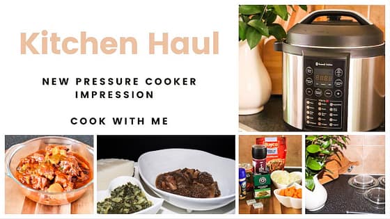 KITCHEN HAUL | RUSSELL HOBBS PRESSURE COOKER IMPRESSION | COOK WITH ME | OXTAIL RECIPE| SA YOUTUBER