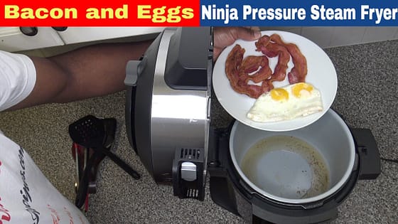 Bacon and Eggs, Ninja Foodi XL Pressure Cooker Steam Fryer Recipe