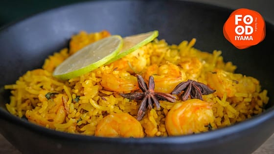 Simple Prawn Pulao Recipe | Seafood Recipes Indian Style