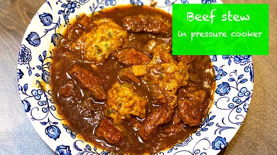 Beef Stew in pressure cooker recipe. James Martin beef stew recipe.