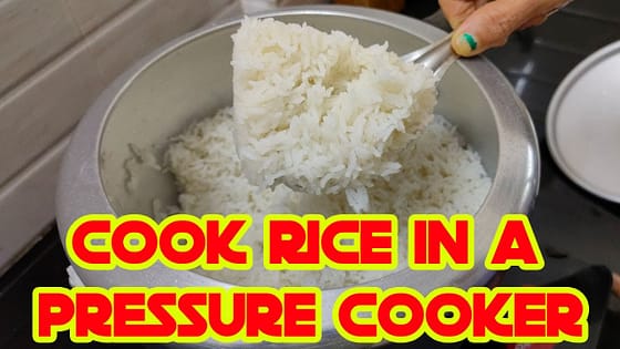 How to Cook Rice in a Pressure Cooker | Cook Rice Perfectly with Pressure Cooker