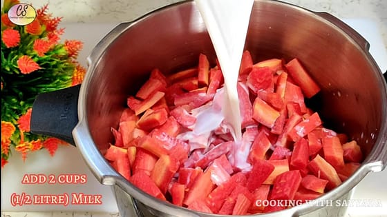 Gajar Ka Halwa Recipe In Pressure Cooker – Simple and Delicious Gajar Ka Halwa – Carrot Halwa Recipe