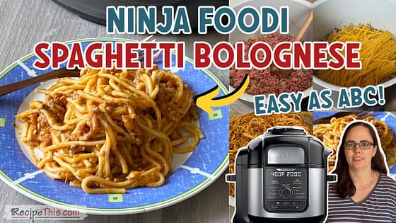 Ninja Foodi Spaghetti Bolognese (EASY dump and start pressure cooker recipe)