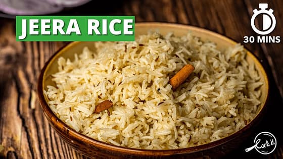 Jeera Rice Recipe | Pressure Cooker Jeera Rice | Cumin Rice | Variety Rice Recipes | Cookd