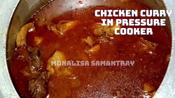 chicken curry pressure cooker in odia |quick chicken(pressure cooker) recipe | odia chicken curry