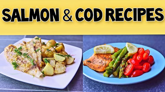 Healthy Seafood Recipes | Baked Salmon with Salsa | Cod & Salmon fish Recipes