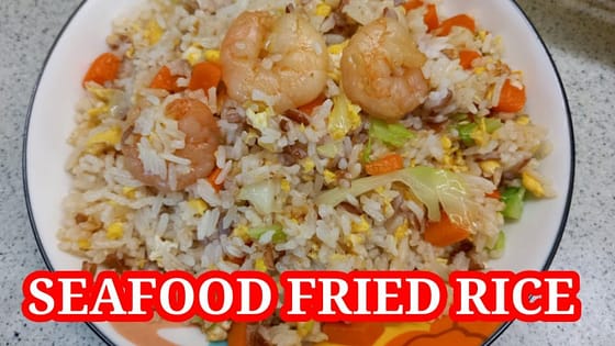 SHRIMP,CARROT,EGG and CABBAGE for FRIED RICE…#lutongbahay #seafood #recipes #lutongpinoy