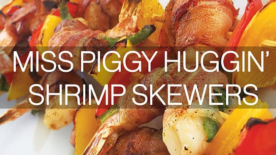 Miss Piggy Huggin’ Shrimp Skewers | Look Great Naked Healthy Seafood Recipes (Keto)