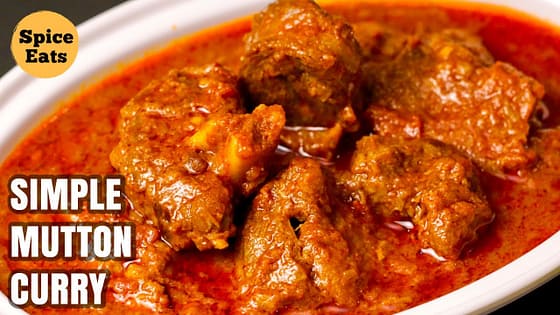 SIMPLE MUTTON CURRY RECIPE FOR BEGINNERS | QUICK AND EASY MUTTON CURRY