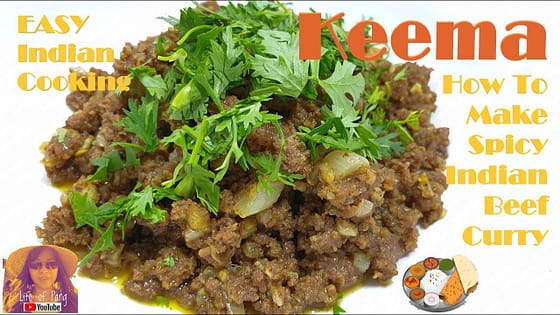 EASY PRESSURE COOKER RECIPES:  How to Make Keema Beef Curry Recipe