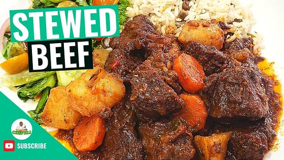 Stew Beef | Jamaican Stew Beef Recipe | Brown Stew Recipes | How to make Stew Beef | by @chefali1027