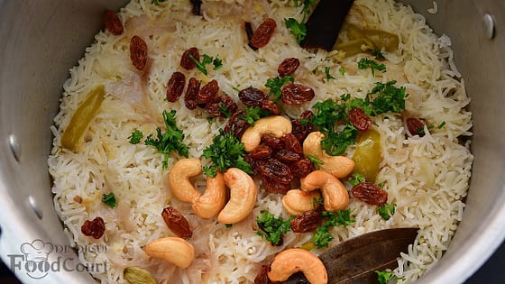 Ghee Rice Recipe/ Tasty Ghee Pulao in Pressure Cooker/ Neychoru