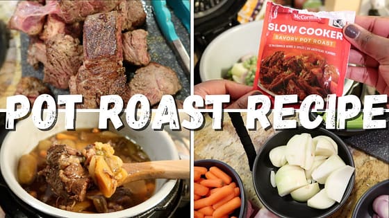 COOK WITH ME – POT ROAST RECIPE TUTORIAL – NINJA FOODI PRESSURE COOKER (30 minute meal)