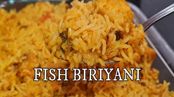 Fish Biriyani Recipe in Tamil l Easy Biriyani Recipes  l Pressure cooker Biryani l மீன் பிரியாணி