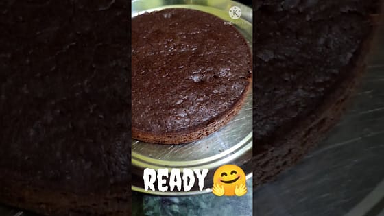 Happy Happy Biscuit Cake in Pressure Cooker Recipe | #Eggless Yummy Biscuit Cake Recipe.🤤#shorts