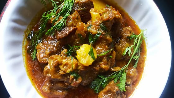 Matan curry recipe/ with pressure cooker homemade/ Shima Baro/😋😋
