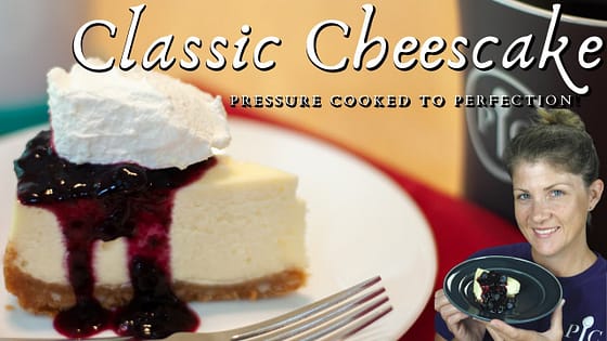 How to Make Cheesecake | Easy Pressure Cooker Recipe | Pampered Chef Quick Cooker and Springform Pan