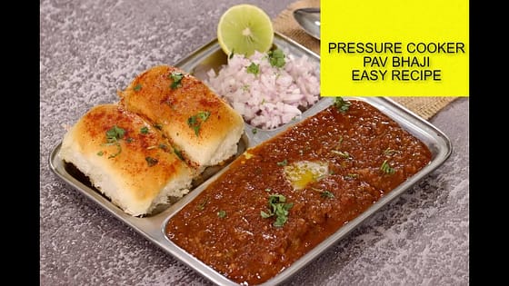 Pressure Cooker Pav Bhaji Recipe | Instant, No Artificial Colour | Street Style Pav Bhaji In Cooker