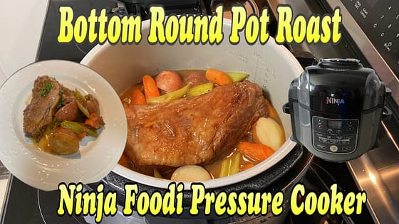 Bottom round pot roast |Ninja foodi pressure cooker