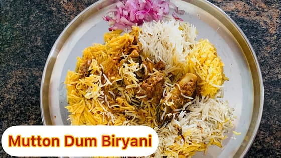 Mutton Dum Biryani In Pressure Cooker|Mom’s Recipe|Restaurant Style Mutton Dum Biryani