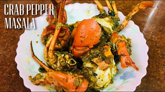 Crab Pepper Masala | Khekda Masala | Seafood Recipes | Crab Recipe Hindi | Crab Roast | Nandu Masala