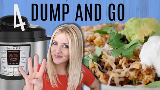 4 DUMP AND GO Instant Pot Recipes – Easy Instant Pot Recipes