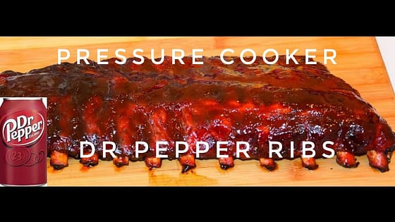 Dr Pepper Baby Back Ribs – Electric Pressure Cooker Recipe