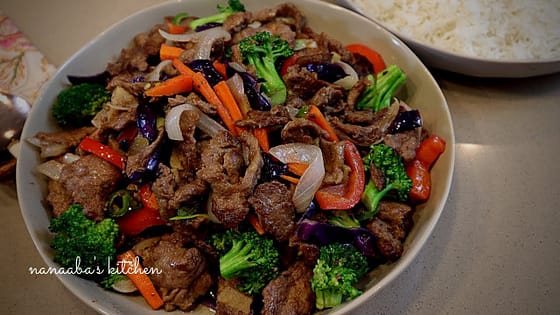 How to make the best BEEF and VEGETABLES STIR FRY  I cooking stir fry no talking  I asmr