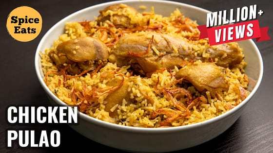 SIMPLE AND EASY CHICKEN PULAO | INDIAN CHICKEN RICE BOWL RECIPE