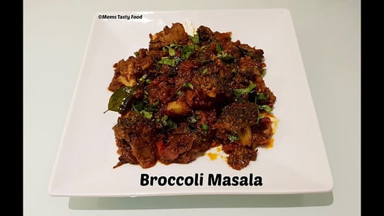 Healthy Broccoli Masala – Broccoli Recipes Indian Vegetarian – Moms Tasty Food