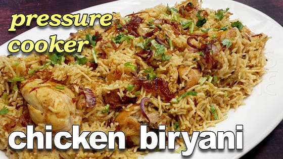 Pressure Cooker Chicken Biryani Recipe | Easy Biryani Recipe | Chicken Recipes Indian