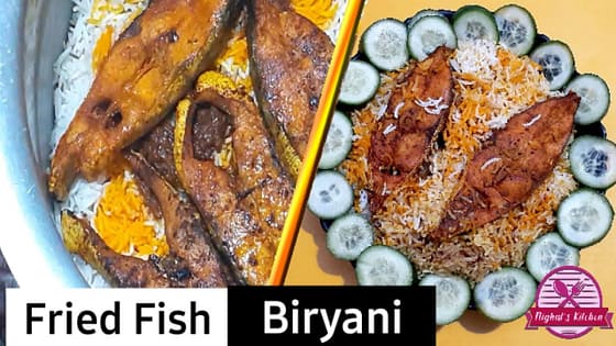How to make Fried Fish Biryani | Seafood recipes | Machli ki Biryani by Nighat’s Kitchen