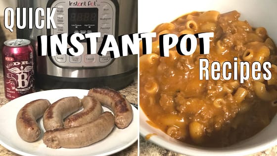 TWO FAMILY FRIENDLY INSTANT POT DINNERS | Pressure Cooker Recipes
