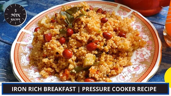 New Style Daliya Upma Recipe in Pressure Cooker| Healthy  Whole Wheat Daliya | Iron Rich Breakfast