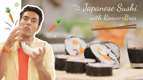 How to Make Japanese Veg Sushi at Home – Recipe From Chef Ranveer Brar