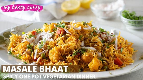 Masala Bhat Recipe | masala rice | One pot Dinner vegetarian Recipes | cooking