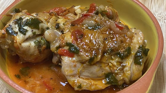 Hunter’s chicken casserole (Gennaro Contaldo recipe) in Instant Pot pressure cooker